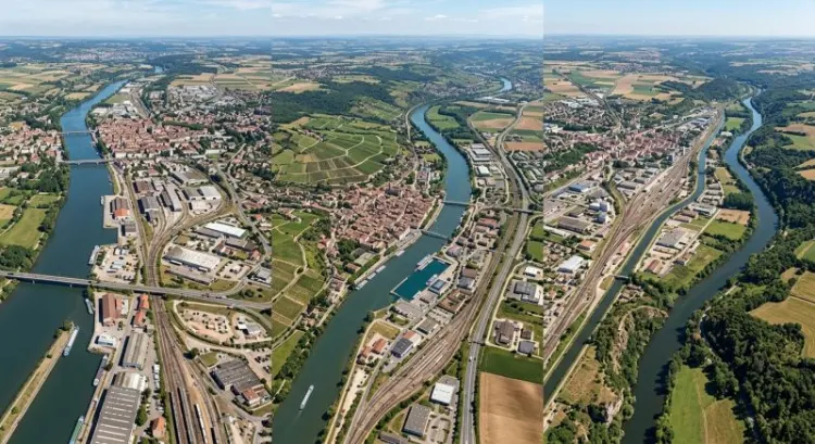 Chalon-sur-Saône, Mâcon, Roanne : trois bassins économiques comparés